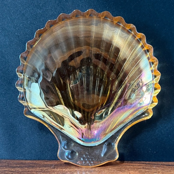 Other - Glass Seashell Trinket/Candy Dish